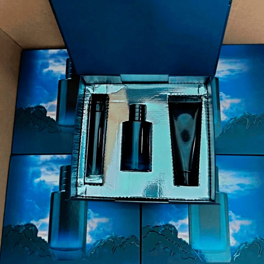 Aroma 753 Fragancia Inspirada Estuche Sauvage + Splash + Crema