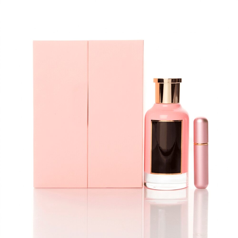 Aroma 831 Fragancia Inspirada Bharara Rose Estuche Lujo + Perfumero